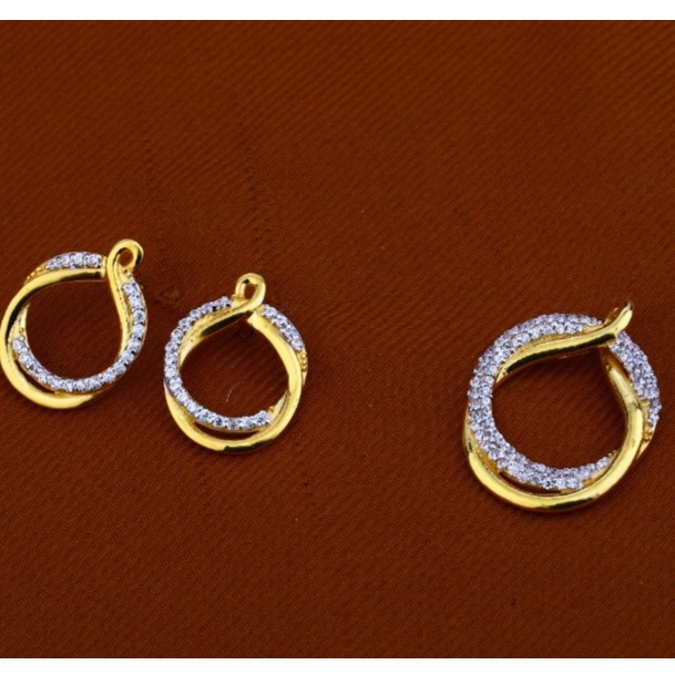 22 carat gold ladies pendants set RH-PS507