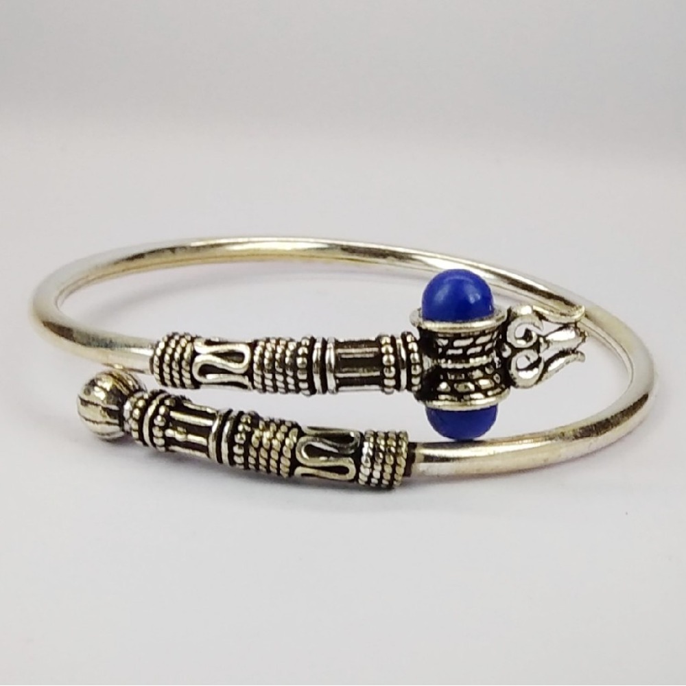 92.5 sterling silver oxidize bahubali kada ml-25