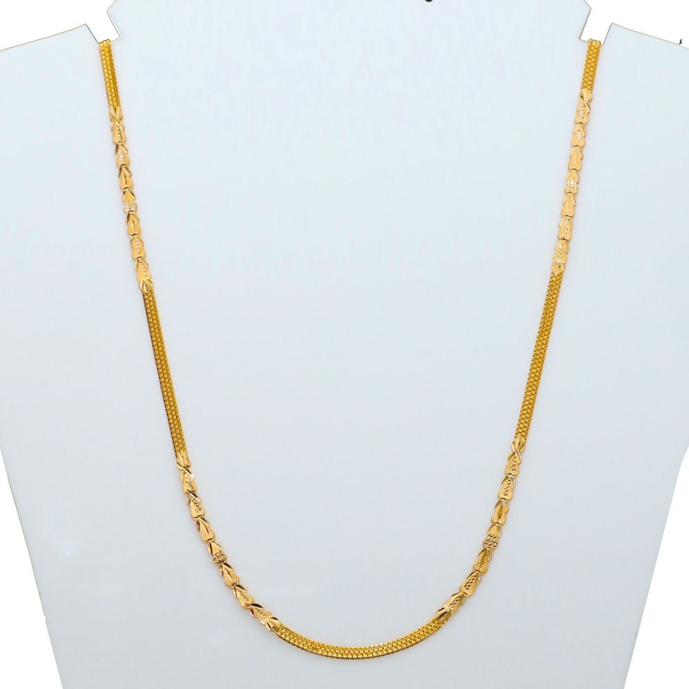 916 gold modern handmade chain 