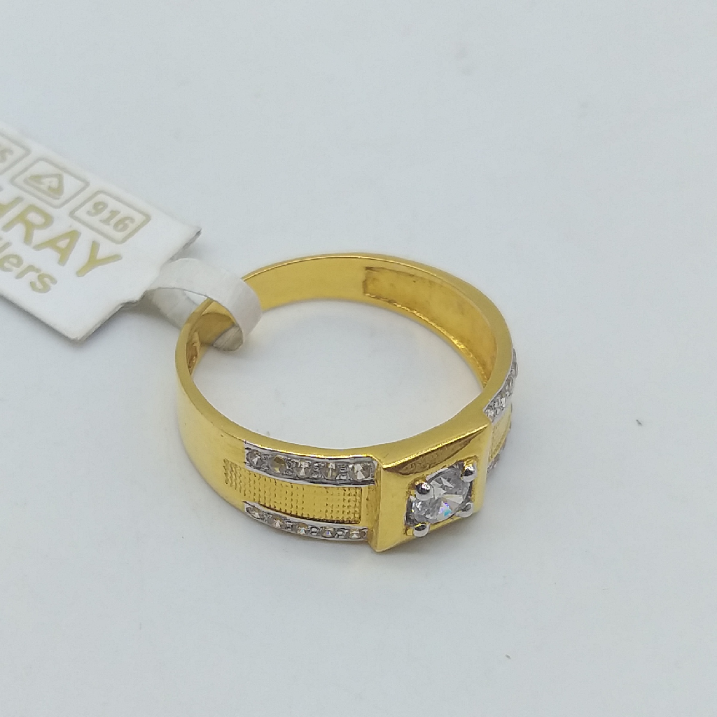 Gold Gents Diamond Ring