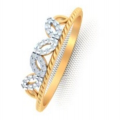 Leaf Design Diamond ring