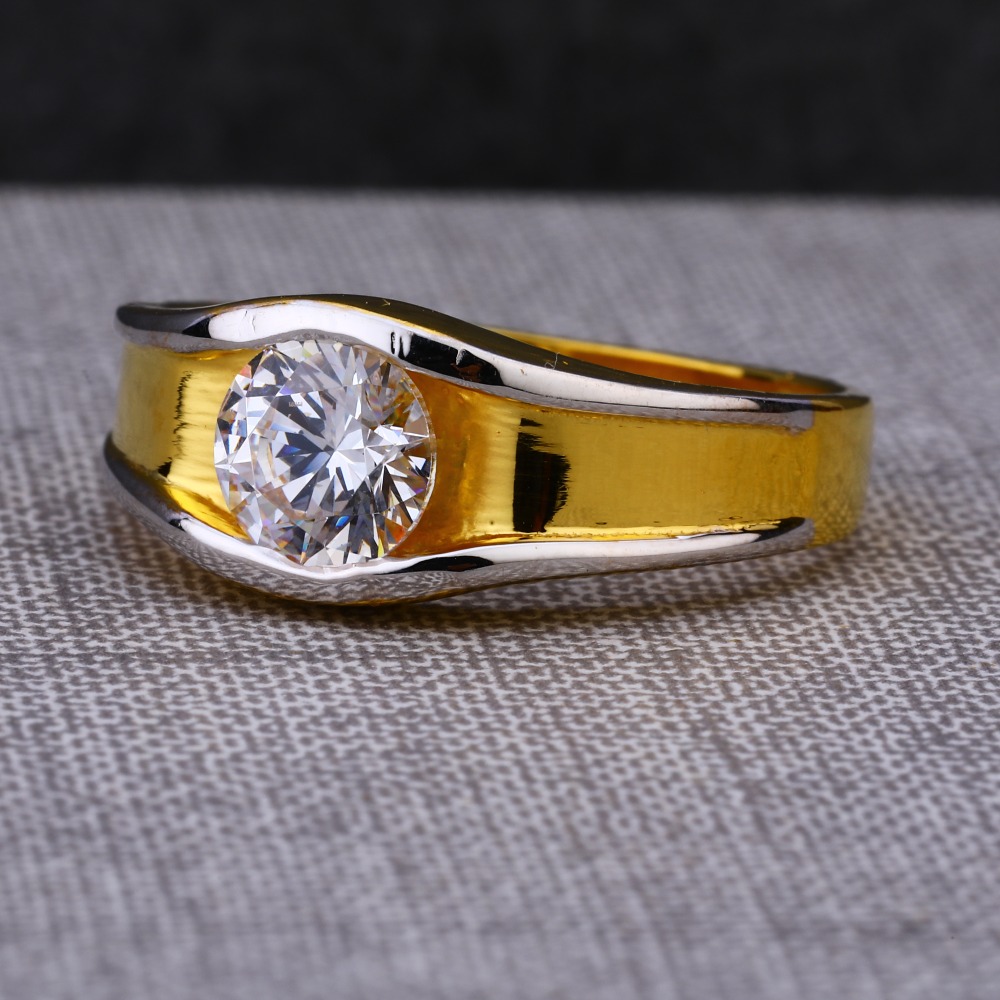 Designer Single Diamond Platinum Ring for Men JL PT 312 – Jewelove.US