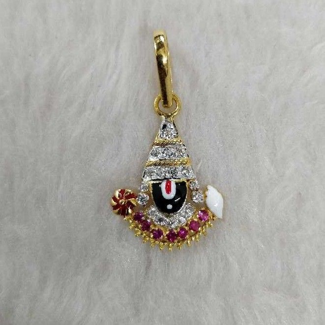 Tirupati balaji gold pendant