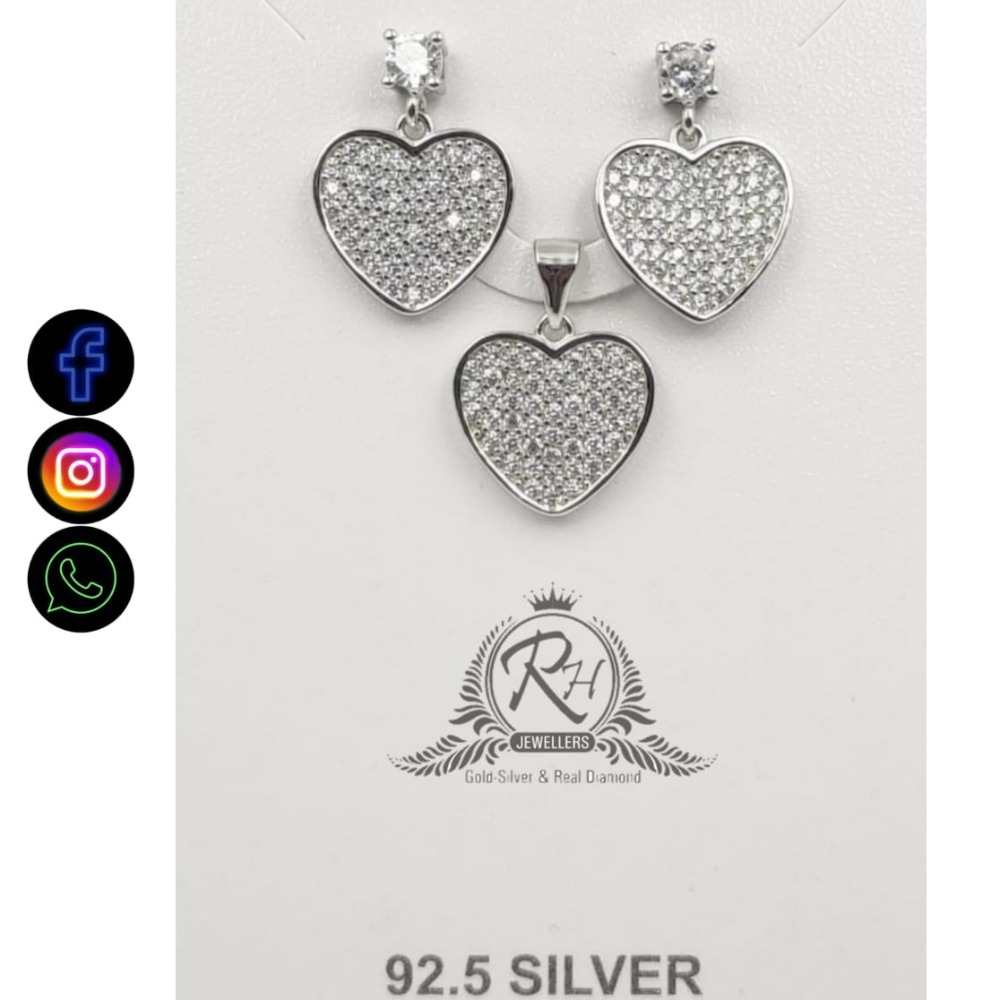 92.5 silver antique pendants earrings RH-PE619