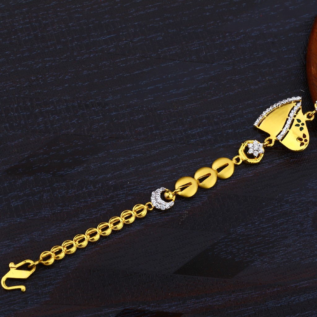 916 Gold Ladies Bracelet-LB13