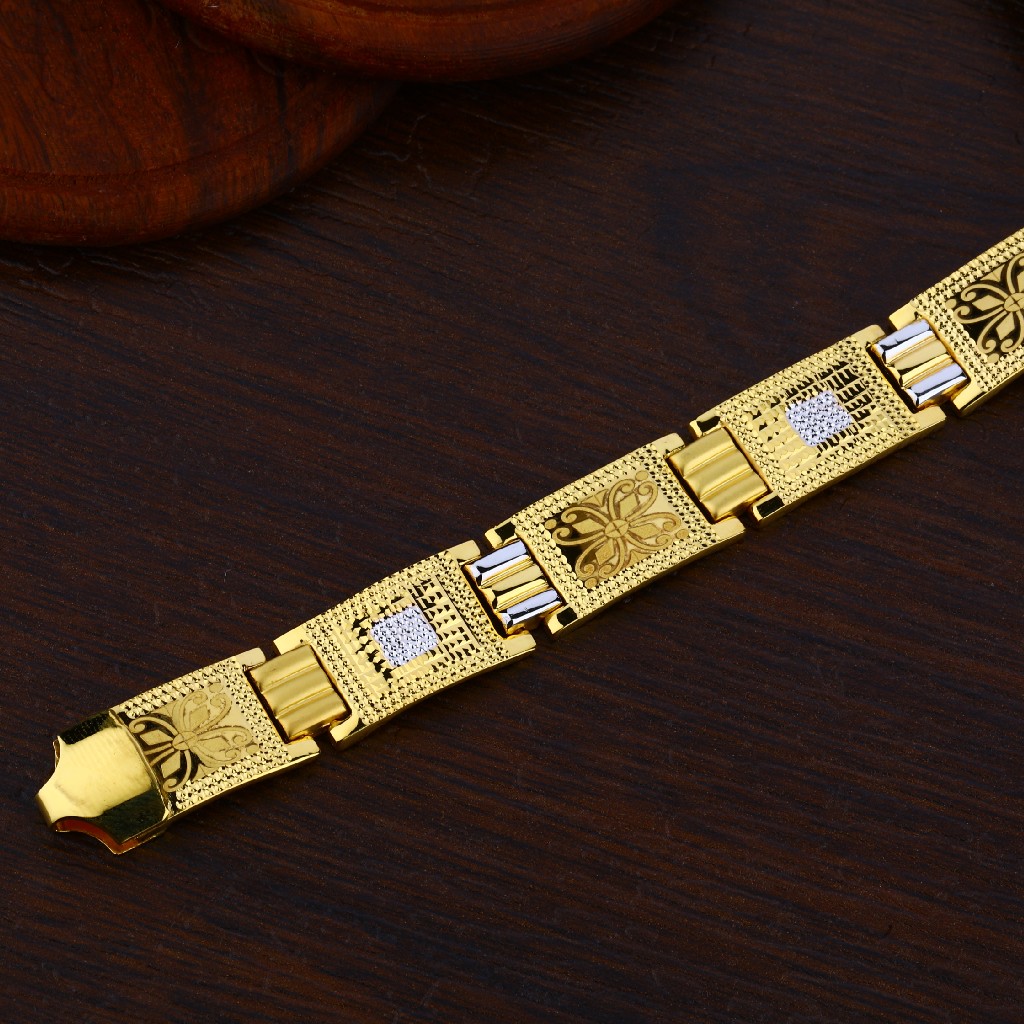 Cz Gold Bracelet-MPB80