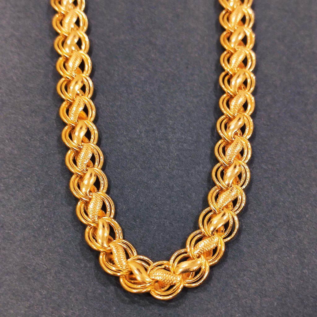 gold 916 Lotus chain