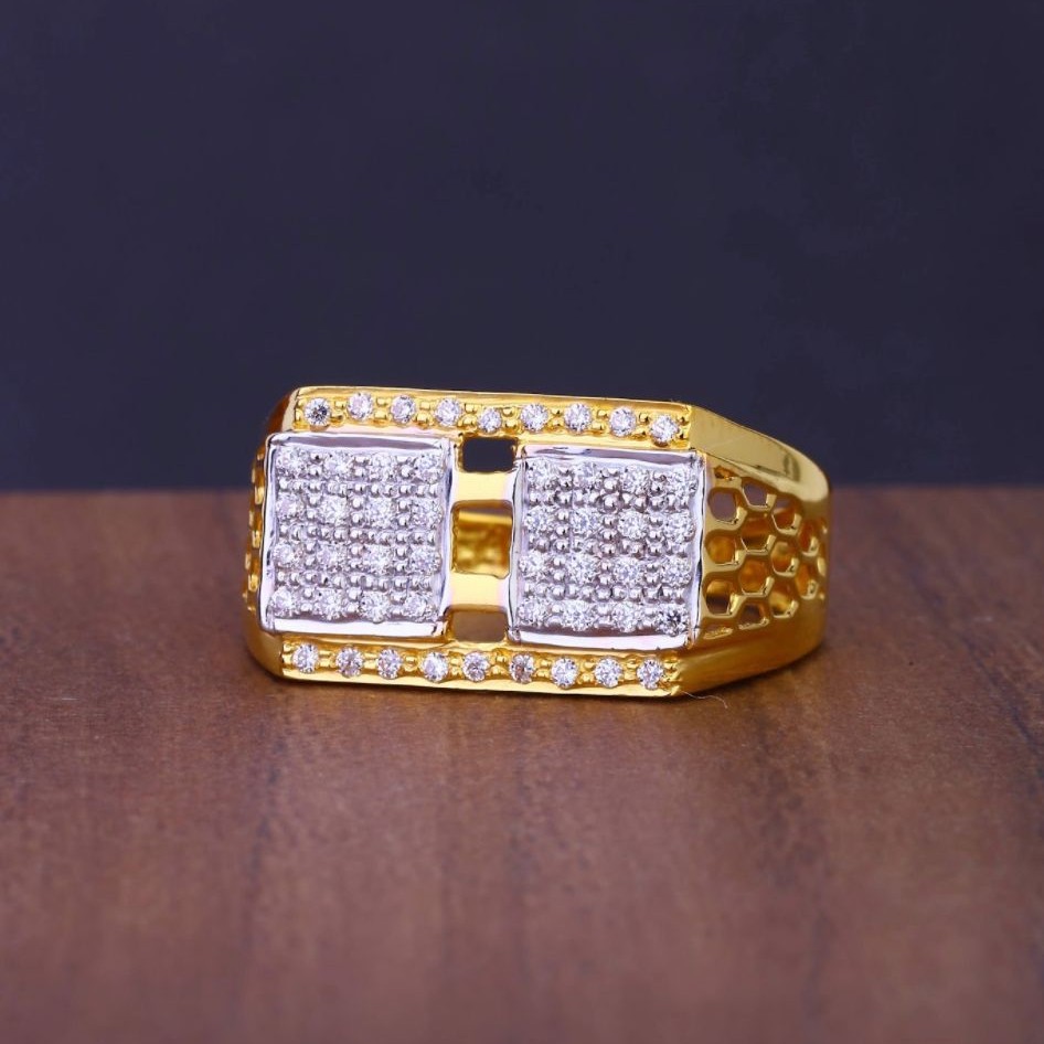 22K Gold Designer Ring For Men