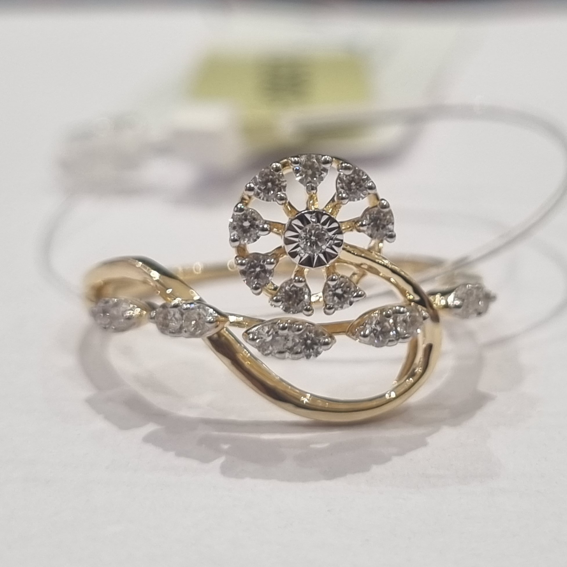 fancy flower rings