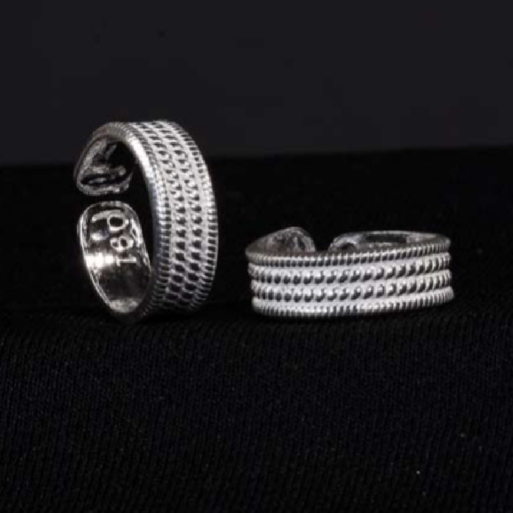 Silver Elite Daily Wear Toe Rings