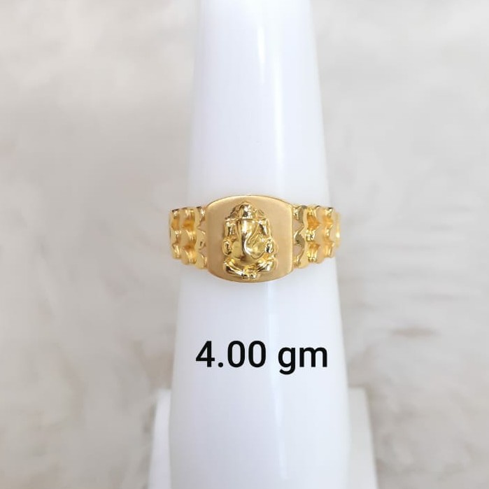916 plain light weight gent's ring
