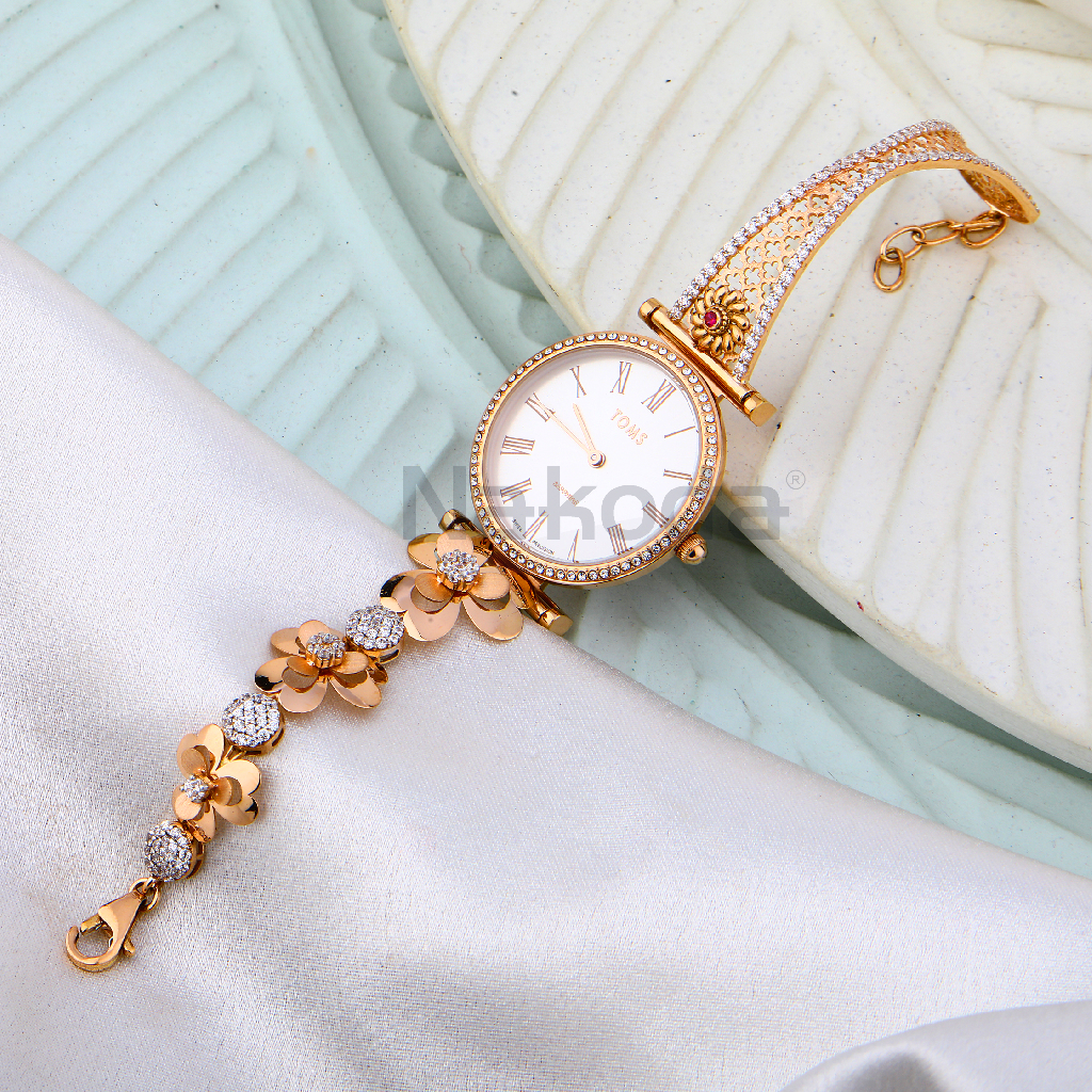 750 Rose Gold Gorgeous Ladies Watch RLW484