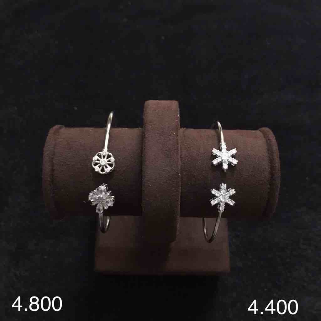 925 sterling silver ladies flexible kada