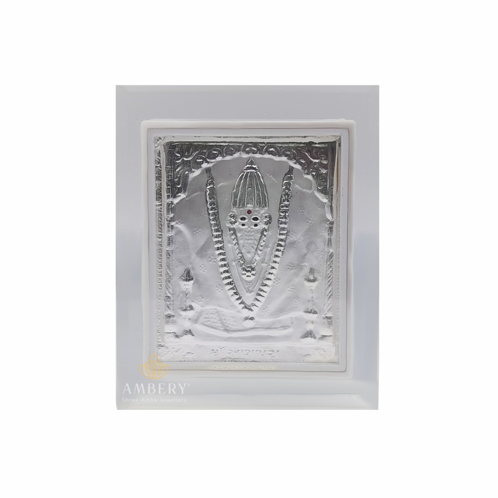 Aashapura Maa Silver Foil Frame