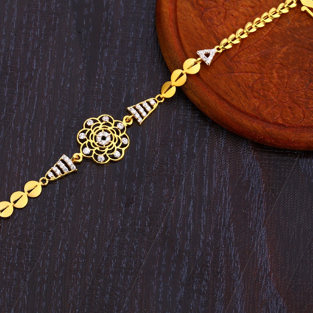 22KT Gold Classic Women's Bracelet LB314