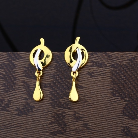 22 carat gold ladies earrings RH-LE514