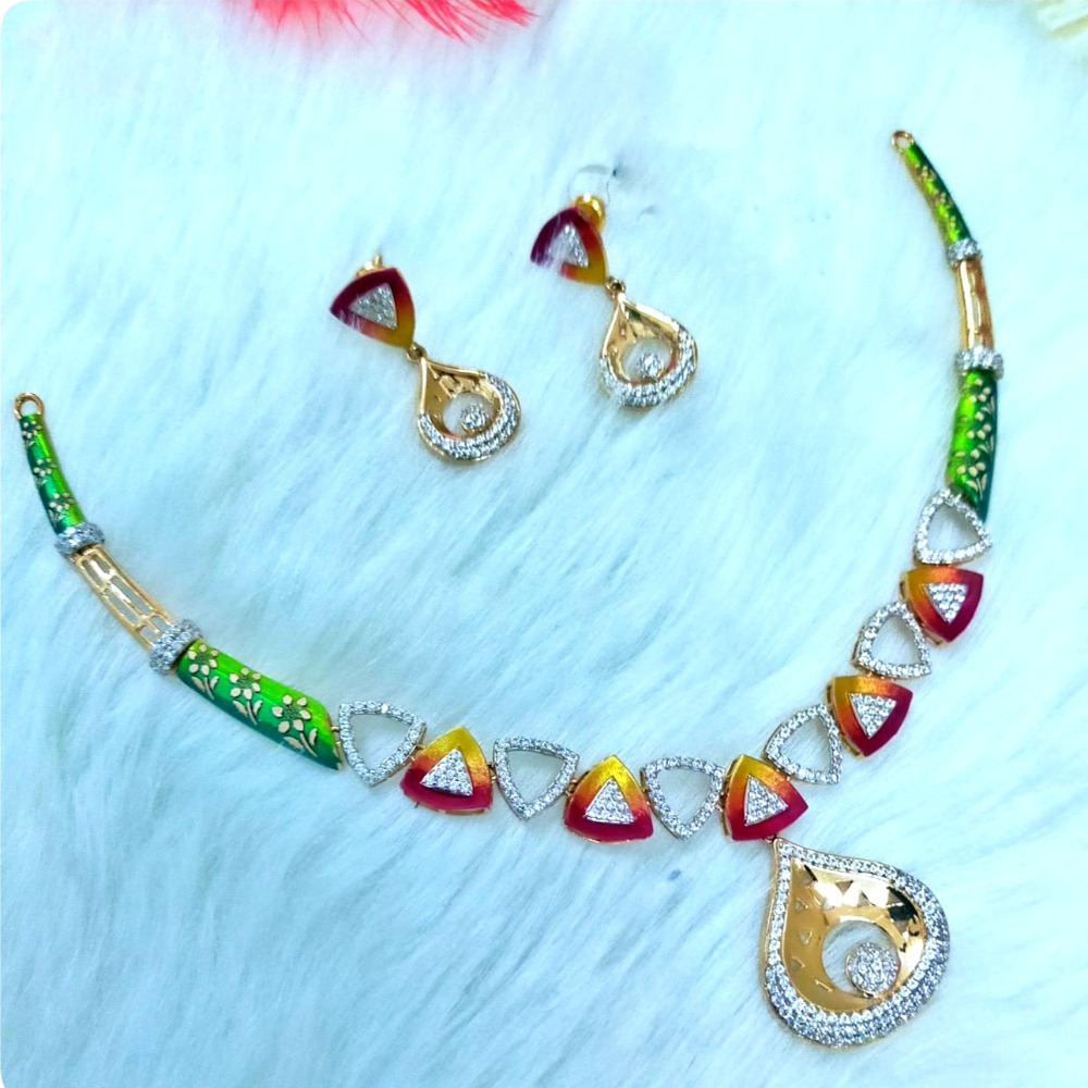 Fabulous designer 18 kt rose gold necklace