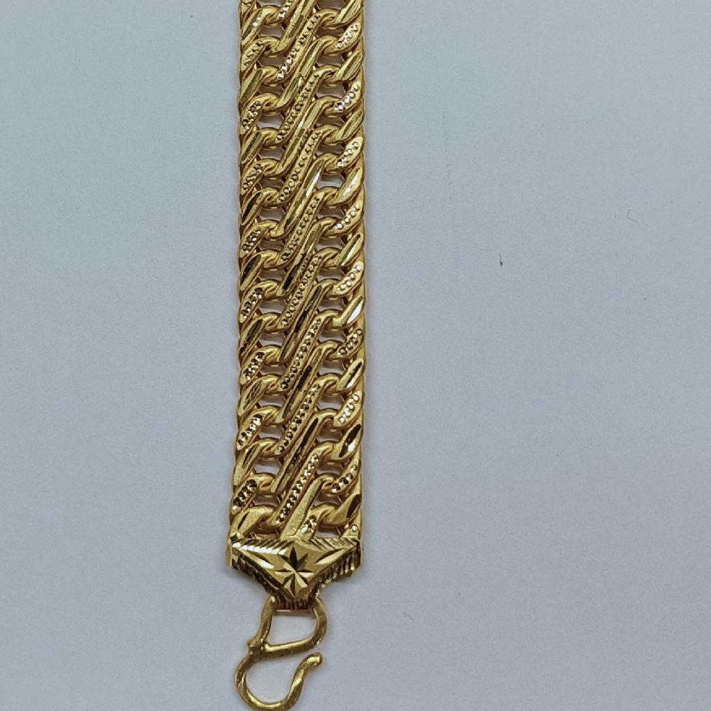 916 Gold Gents Bracelet Brg3080