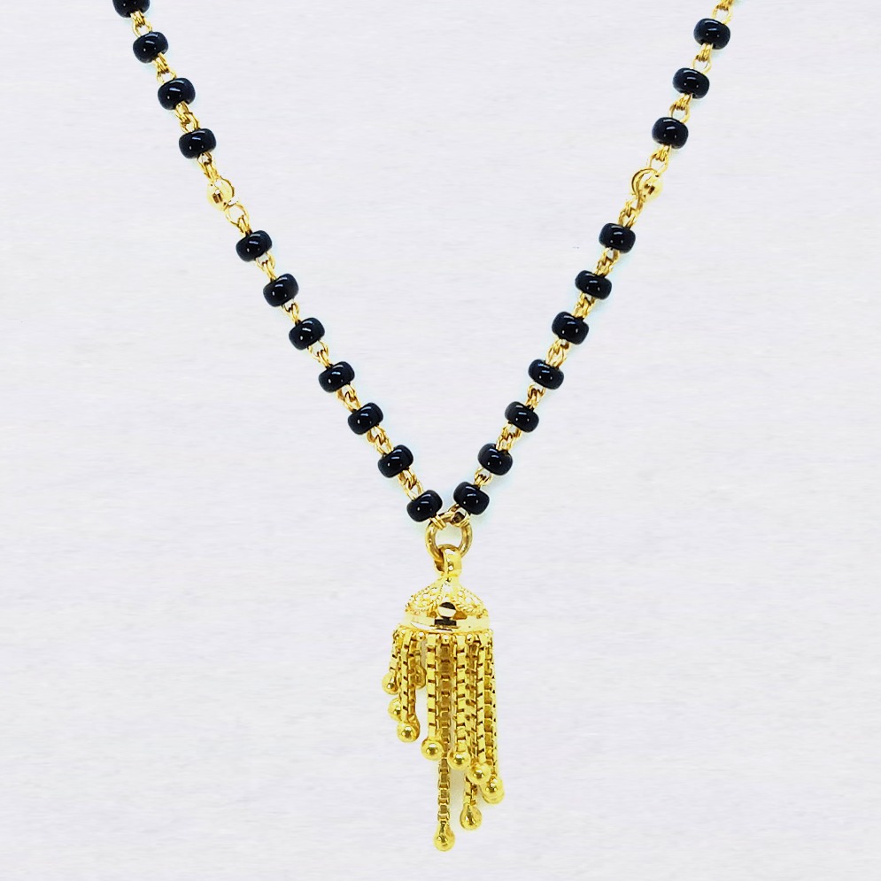916 gold black beads dokiya mangalsutra sk-m001