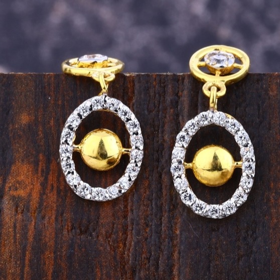 22 carat gold exclusive hallmark ladies earrings RH-LE462