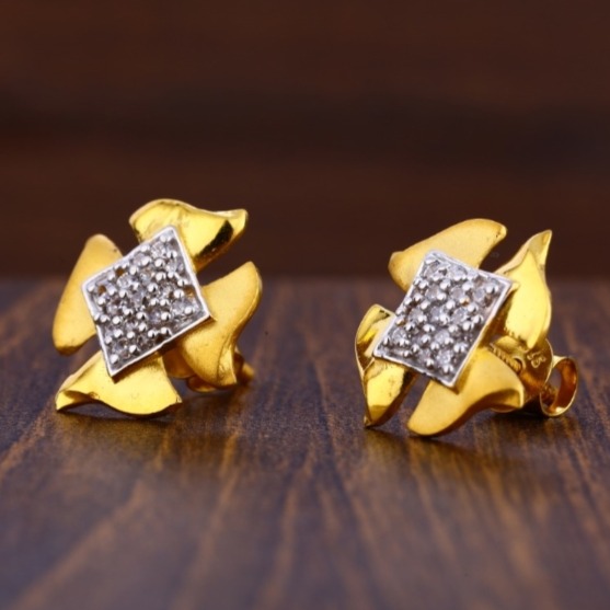 Viola Petal Earrings Alloy Stud Fashion Ladies Earrings Simple Earrings  for Women Girls  Amazonin Jewellery