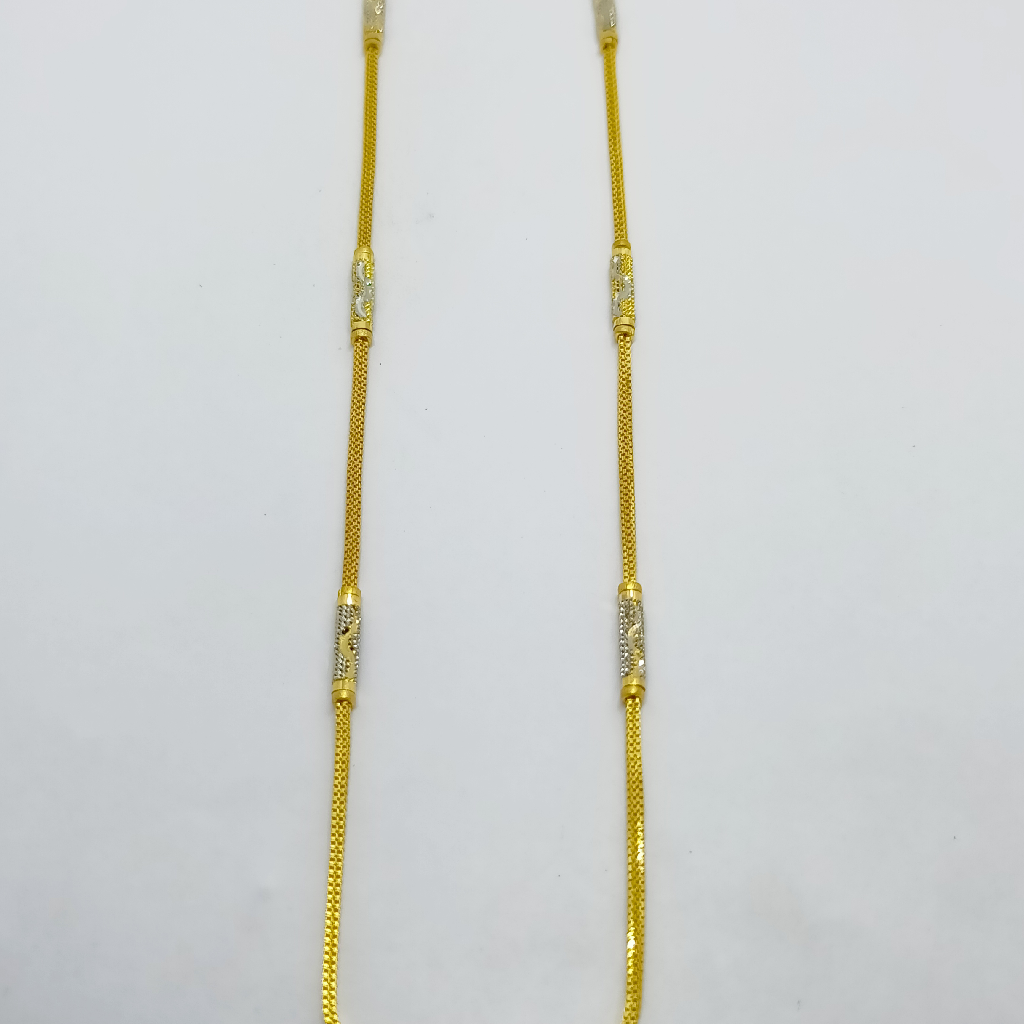 22crt Pipe Gold Chain