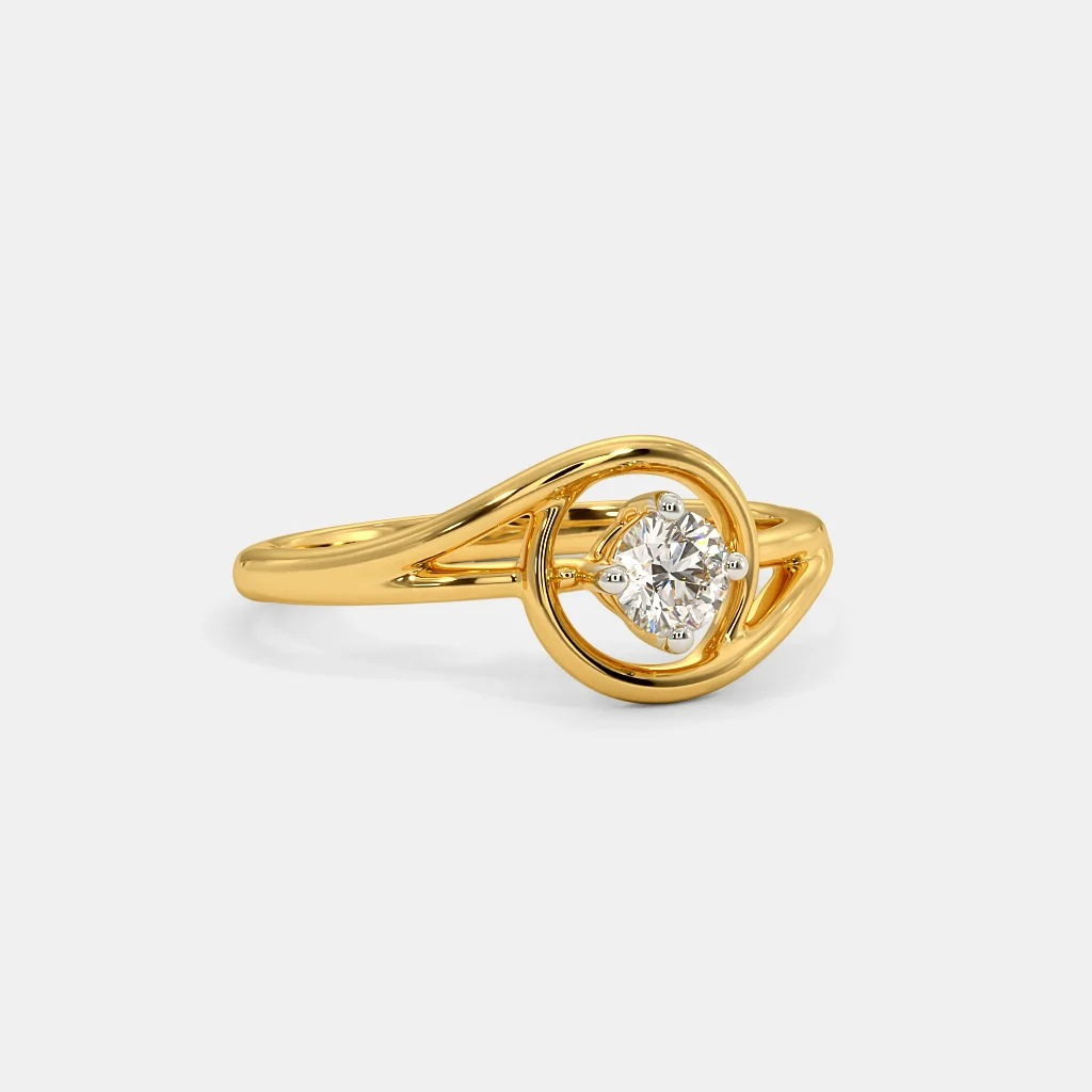 Manufacturer of 916 gold men's fancy single stone ring msr76 | Jewelxy -  178052