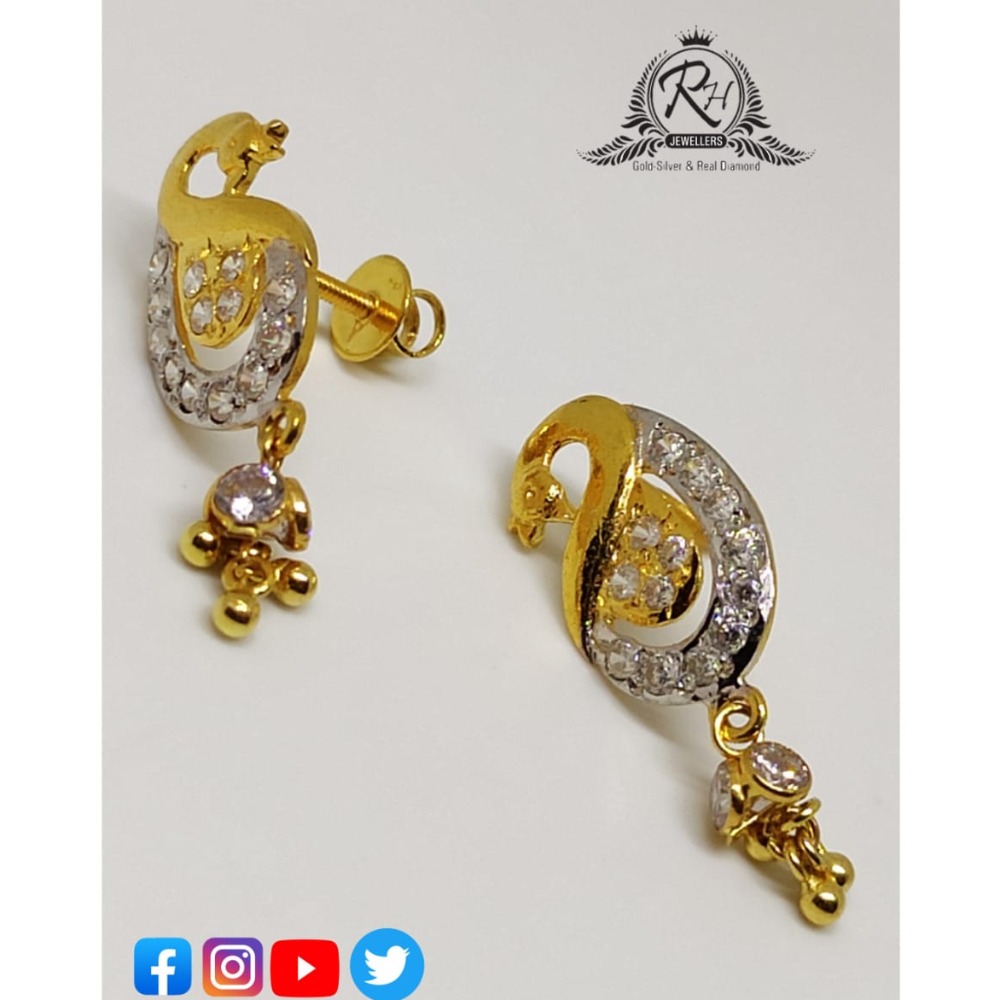 22 carat gold antiq earrings RH-ER257