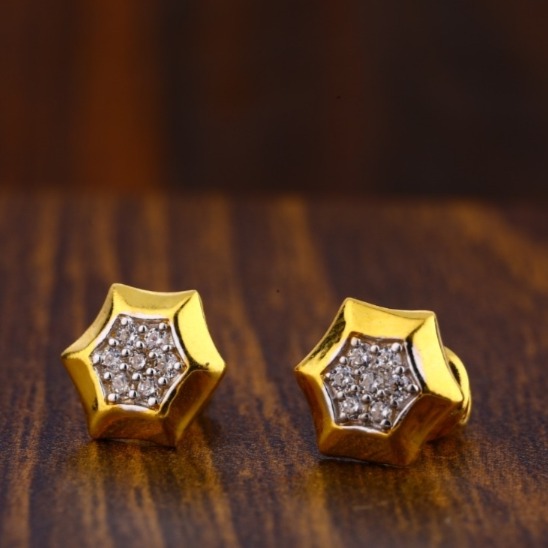 22 carat gold hallmark exclusive ladies earrings RH-LE611
