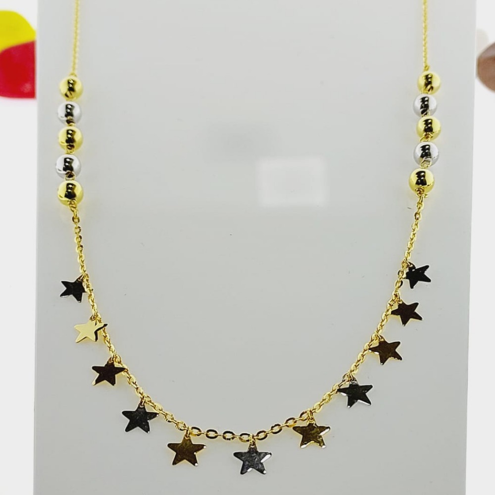 22 carat gold ladies necklace RH-LN848