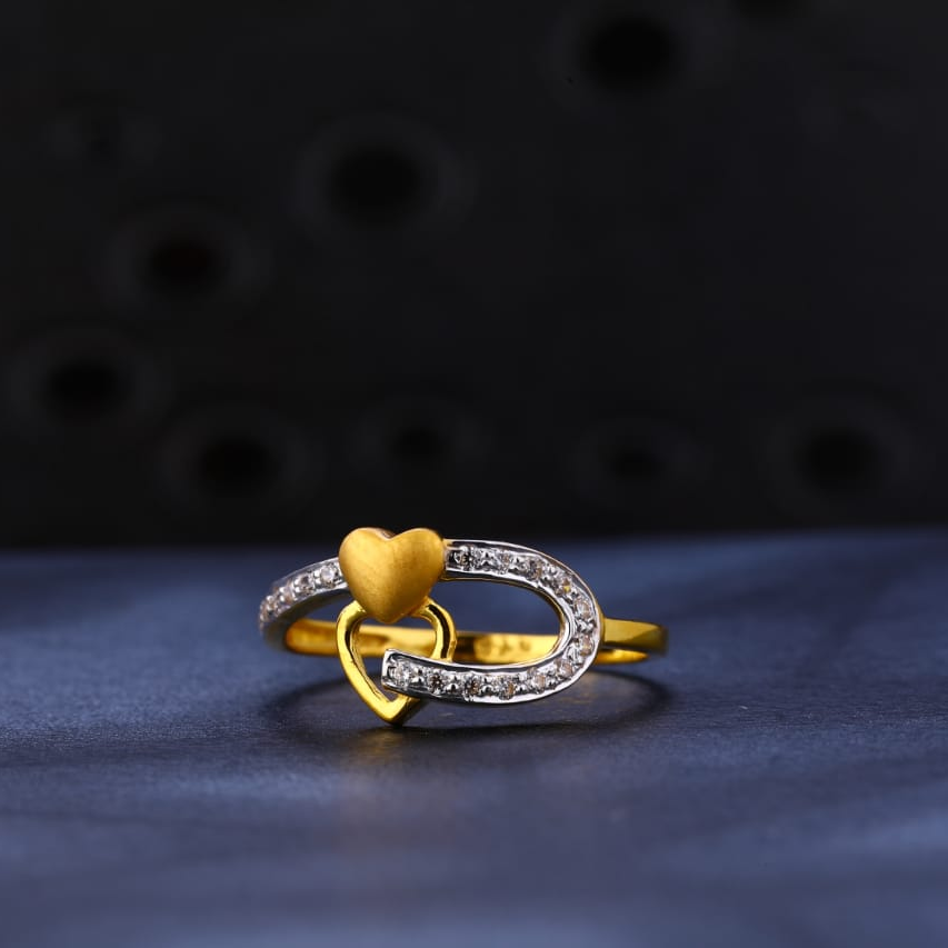 916 Gold CZ Delicate Ladies Ring LR1139