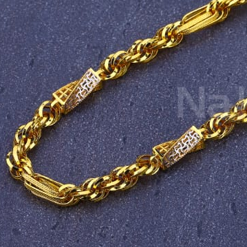 22KT Mens Gold Gorgeous Chain MCH878