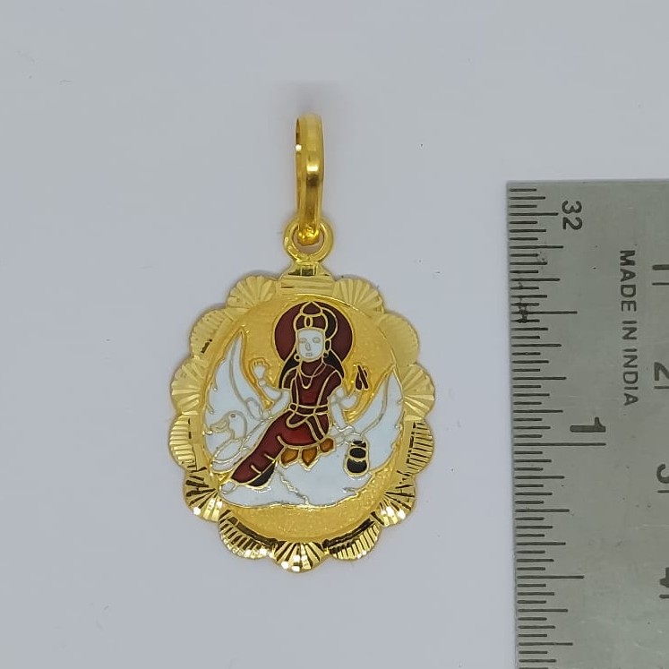 916 Gold Brahmani Maa Pendant