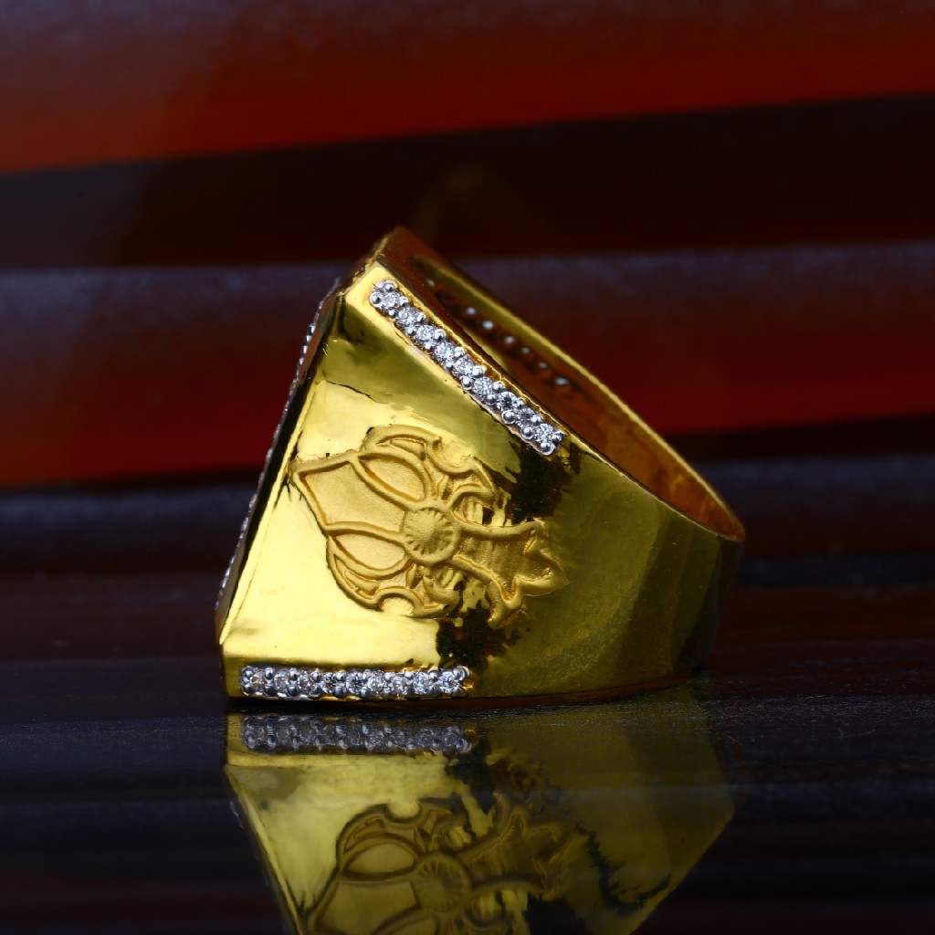 Mens Exclusive 22K Gold Ring-MHR50