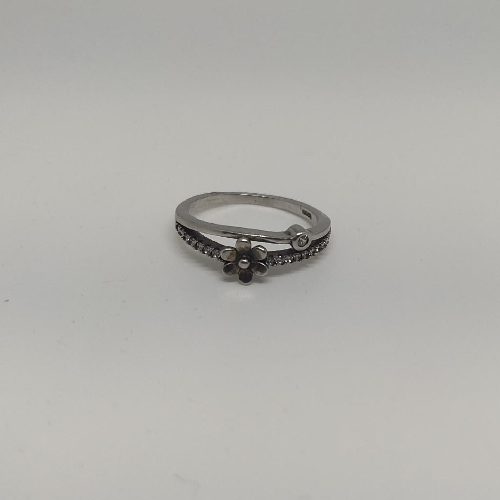 Sterling Silver 925 oxidized Fancy Ladies Ring