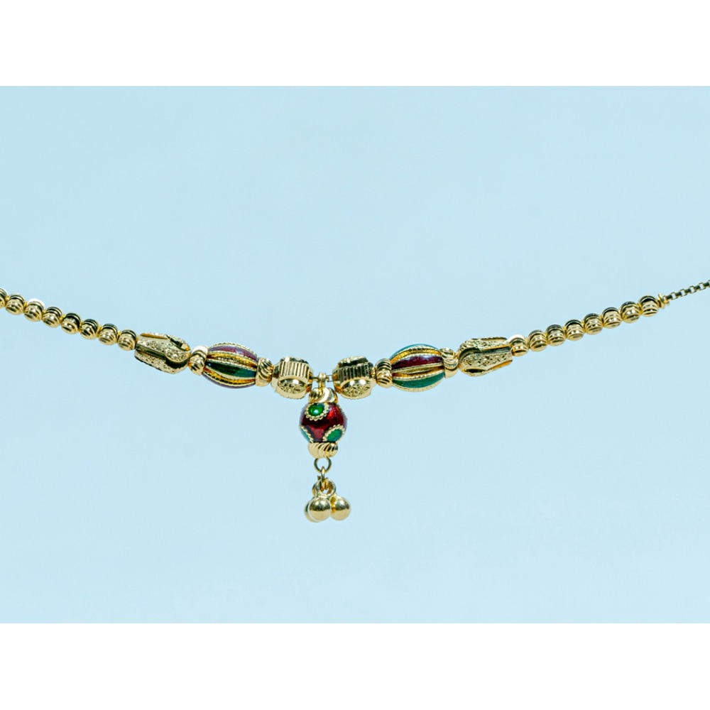 916 gold Stylish Pendant Chain DK-119
