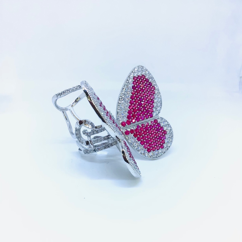FANCY MOVING FLAXIBLE BUTTERFLY RING