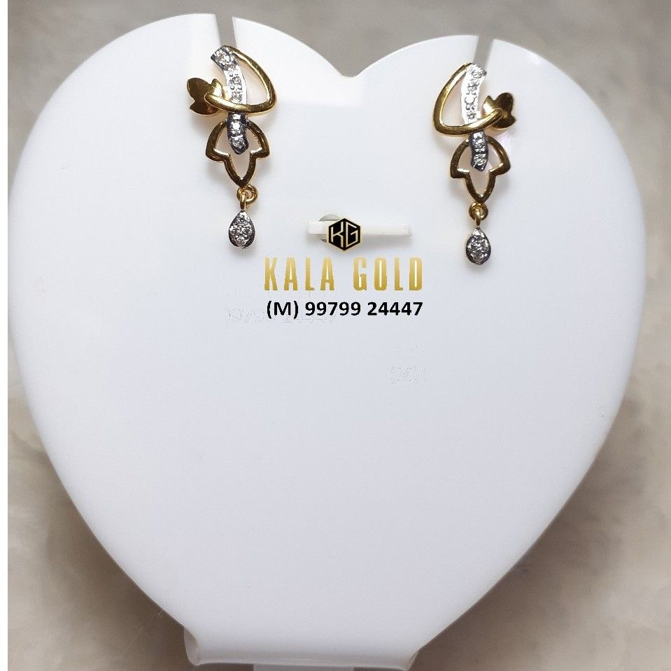 916 Fancy Leaf Shape Earrings