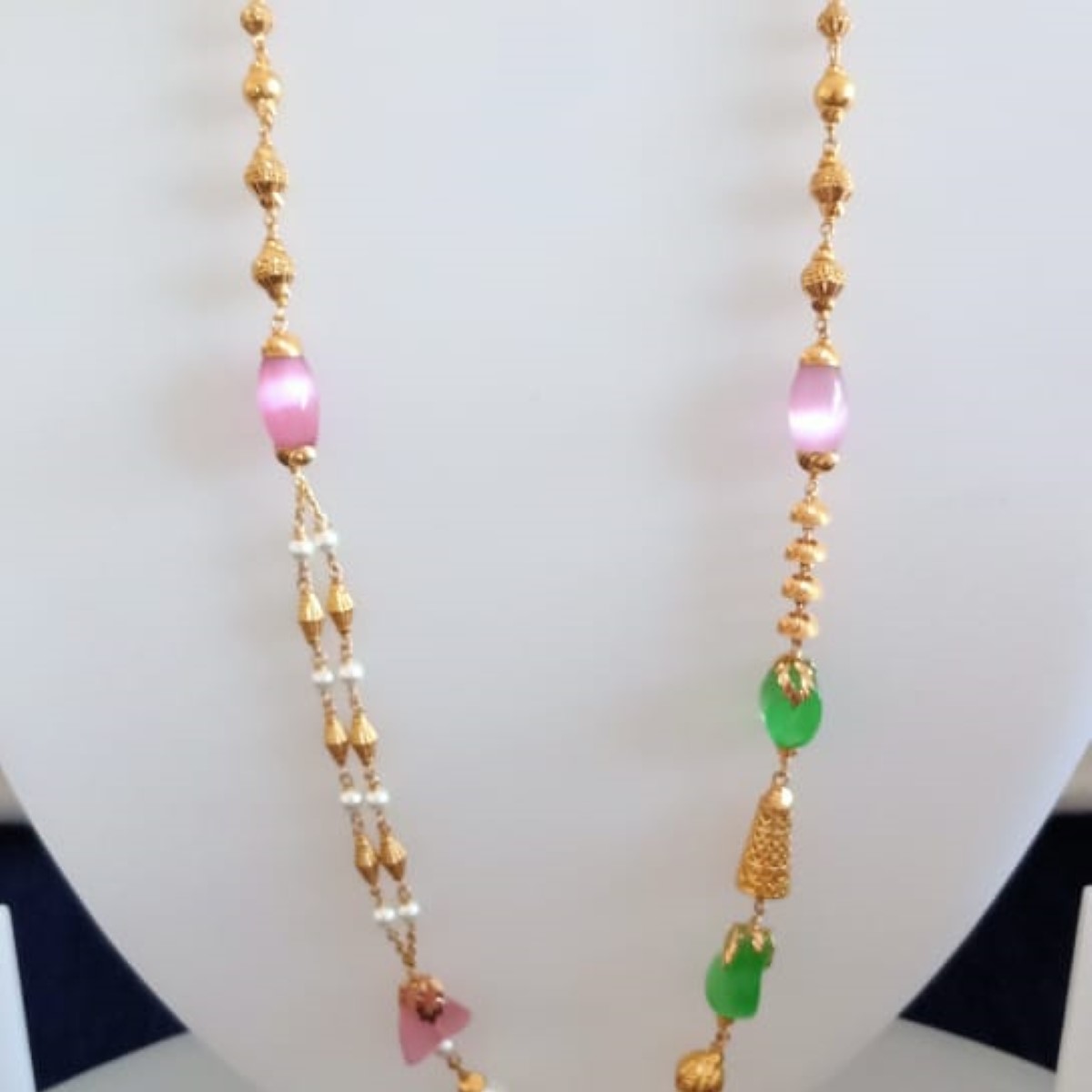 22 KT Gold Fancy Special Occasion Antique Mala CJAM33