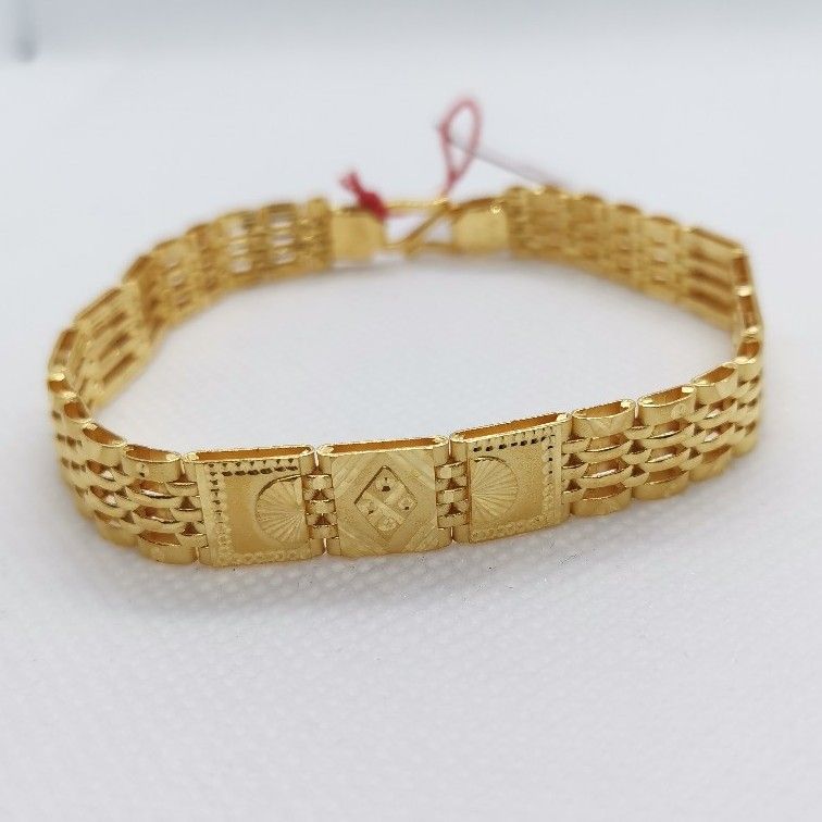 Block Pattern Gents bracelet