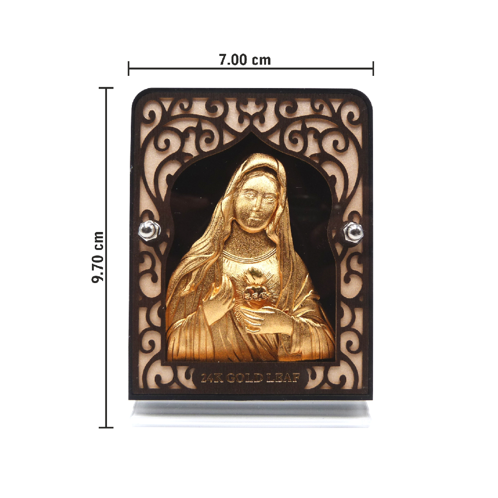 Mother Mary 24k Gold Leaf Frame