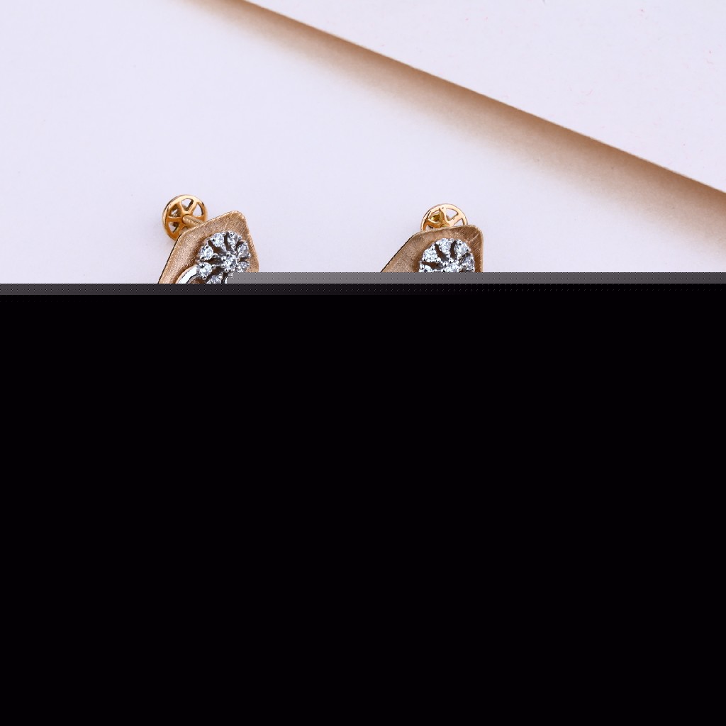 18KT Rose Gold Cz Pendant Set RPS13