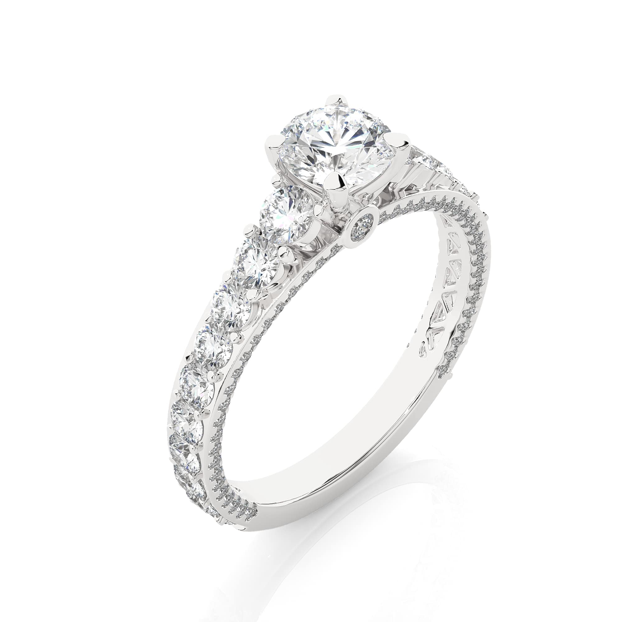 Solitaire Spectacular Ring WG