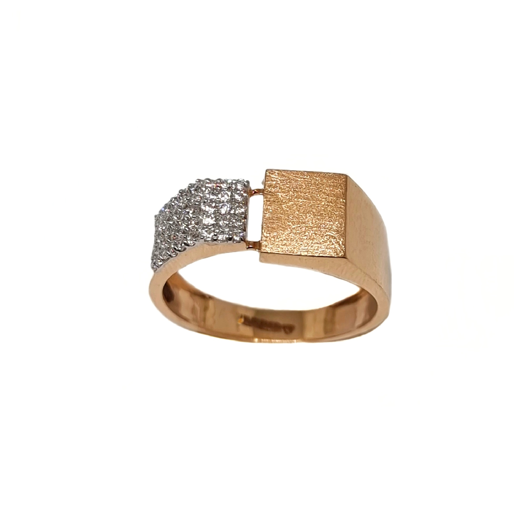 18K Rose Gold Designer Gents Ring MGA - GRG0260