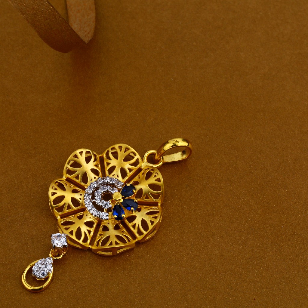 916 Gold Hallmark Pendant Set FPS11