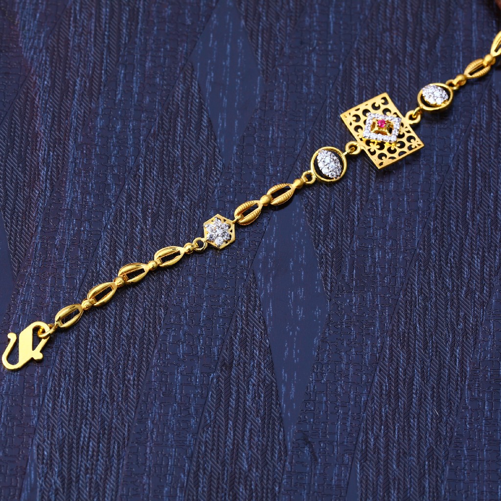 916 Gold Classic Ladies Bracelet LB238