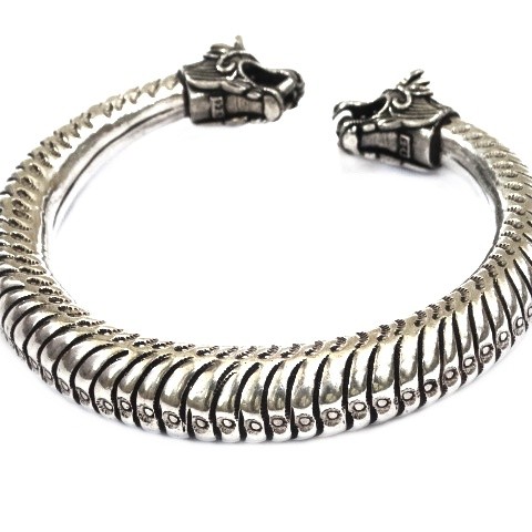 925 Sterling Silver Lion Bracelet MGA - KRS0104