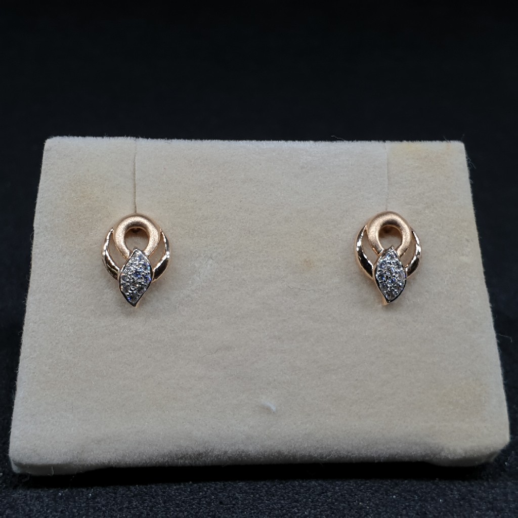 18k Rose Gold Earring