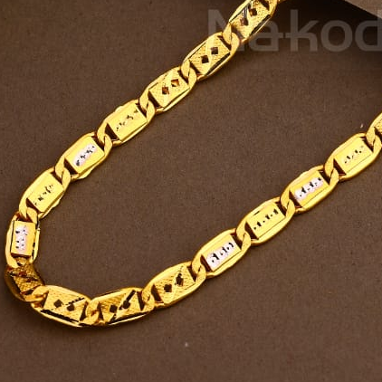 22CT Gold Men's Delicate Choco Chain MCH47