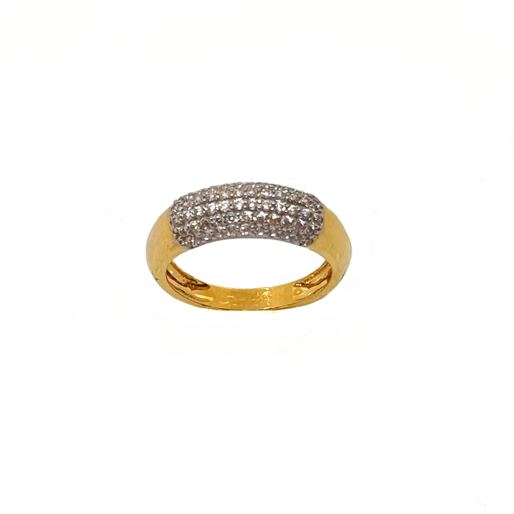 Plain Diamond Ring In 18K Gold MGA - LRG1506
